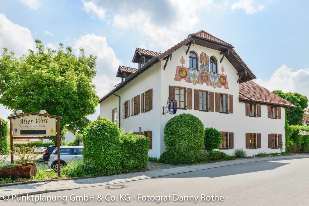 Alter Wirt Hotel Hechendorf am Pilsensee Buitenkant foto